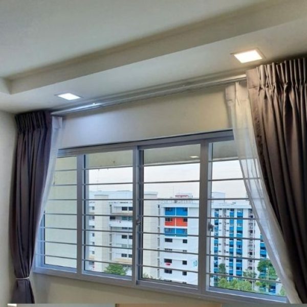window grilles curtain lights