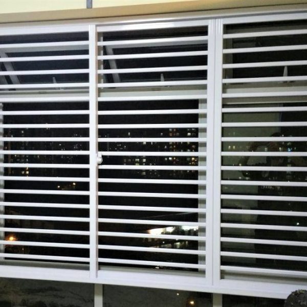 window grilles & curtain